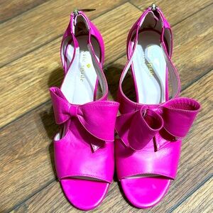Kate Spade Fuchsia Bow Sandals